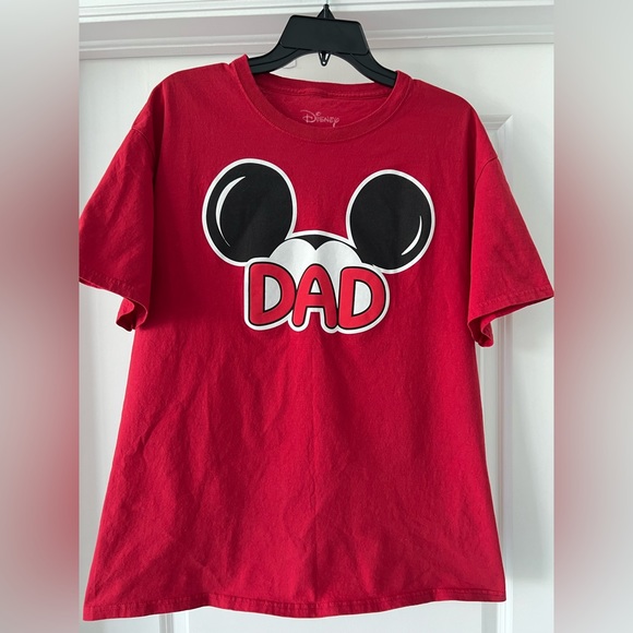 Disney DAD Mickey Mouse T- shirt Large - Picture 1 of 8